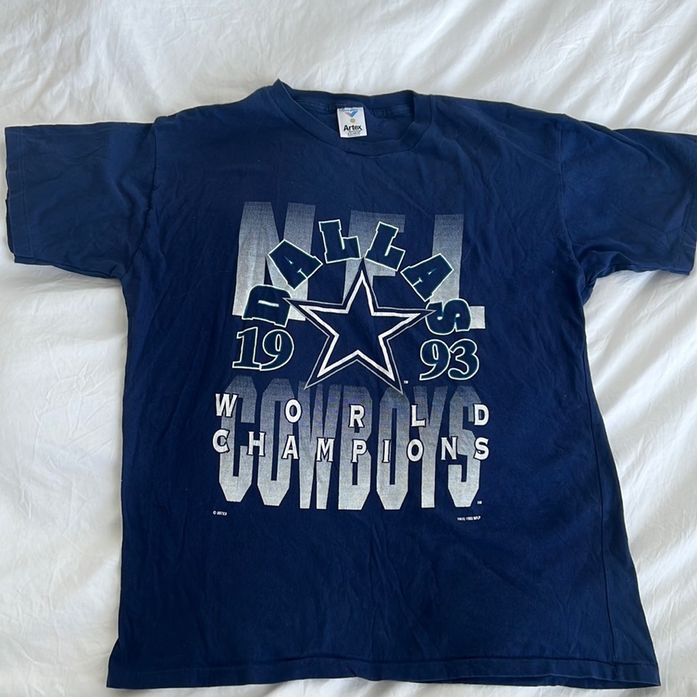 Vintage single stitch Dallas Cowboys 1993 World Champions tee